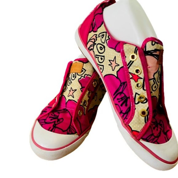 Coach Shoes - COACH | SZ 9.5 PINK GRAFITTI COMFORTABLE SNEAKERS